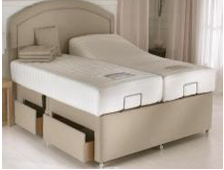 King size bed without the mattress B001-K2 Wireless Control and Without Massage