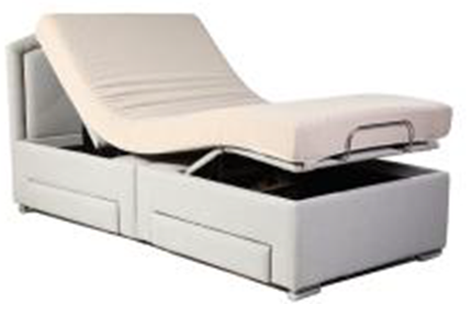 Queen size bed without the mattress B001-Q3 Wire Control and Without massage