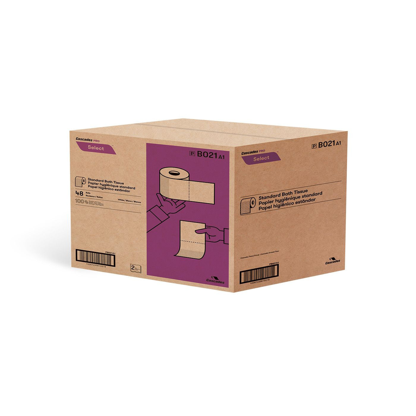 Economical Standard Bathroom Tissue 48 Rolls must buy 40 cases.