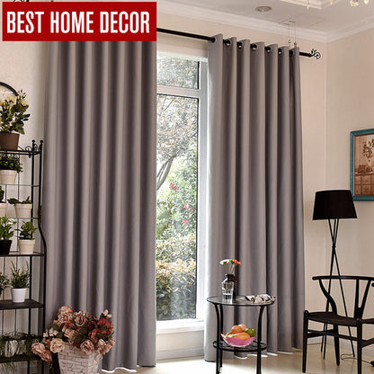 BHD modern blackout curtains for window treatment blinds finished drapes window blackout curtains for living room the bedroom