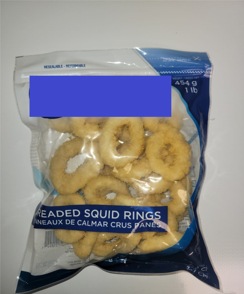 Breaded Squid Rings  1LB pk