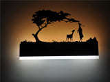 Black Acrylic Creative Modern Led Wall Light For Living Room Beside Room Bedroom Lamps LED Sconce Bathroom Wall Lamp LED Lustres