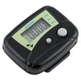 Black Multifunctional Electronic Digital LCD Run Step Run Pedometer Walking Calorie Counter Distance Clip-on