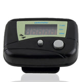 Black Multifunctional Electronic Digital LCD Run Step Run Pedometer Walking Calorie Counter Distance Clip-on