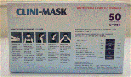 Kids medical mask Clini Mask 50/box Level 2 3ply