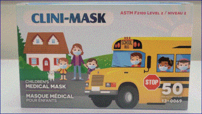 Kids medical mask Clini Mask 50/box Level 2 3ply