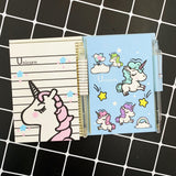 Cute Unicorn Set 1 Notebook+1 Ballpoint Pen Writing Diary Book Kids Gift Stationery Student Rewarding School Office Supply
