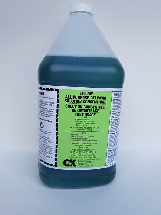 D-Lime All Purpose Deliming Solutions Concentrate 4x4L CURBSIDE PICK UP AVAILABLE