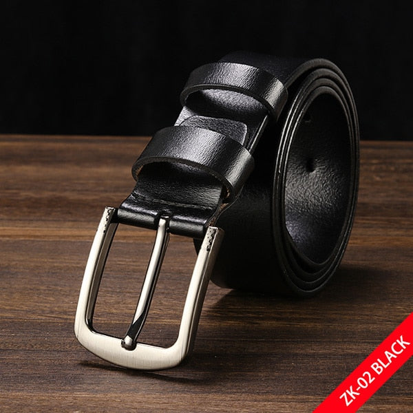 [DWTS]belt male leather belt men male genuine leather strap luxury pin buckle belts for men belt Cummerbunds ceinture homme