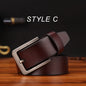 [DWTS]men's belt leather belt men male genuine leather strap luxury pin buckle fancy vintage jeans cintos masculinos