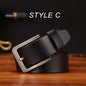 [DWTS]men's belt leather belt men male genuine leather strap luxury pin buckle fancy vintage jeans cintos masculinos