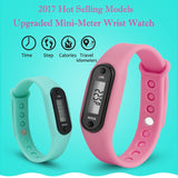 Digital LCD Silicone Wirstband Pedometer Run Step Walking Distance Calorie Counter Wrist Women&amp;Men Sport Fitness Watch Bracelet