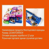Disney Mickey Student Cartoon frozen stationery Box Multifunctional Calculator Triangle Ruler Pencil Case Box for kids gift