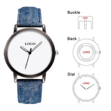 E-0000 MOQ 50pcs Top Brand Watch Build a Design Mens Watch Custom Brand Name Creative Design Men Personality Clock Gift