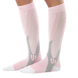 EFINNY Men Women Leg Support Stretch Compression Socks Below Knee Socks
