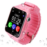 Espanson V7 Children GPS Smart Watch With Camera Facebook Emergency Security Anti Lost SOS For ISO Android waterproof baby Watch