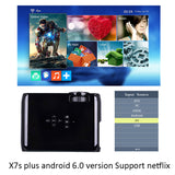 Everycom X7 Mini USB projector android led beamer full hd video portable home cinema Pocket TV kodi theater videoprojecteur 3D
