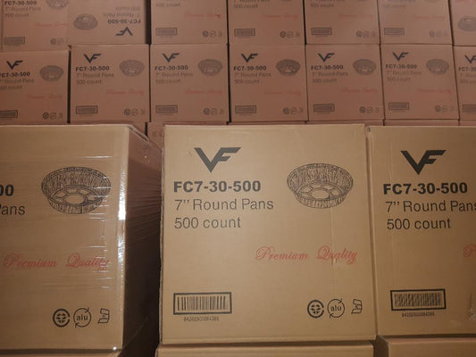 VF Brand Foil Heavy Duty Container Round 7" 28g 500 pcs  SALE