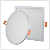FULOC led panel light Ultra Thin LED Panel Downlight 5W 8W 16W 24W 32W Round/Square LED Ceiling