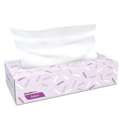 Cascades F950 - Facial Tissue 2 Ply 100/Box 30/Case