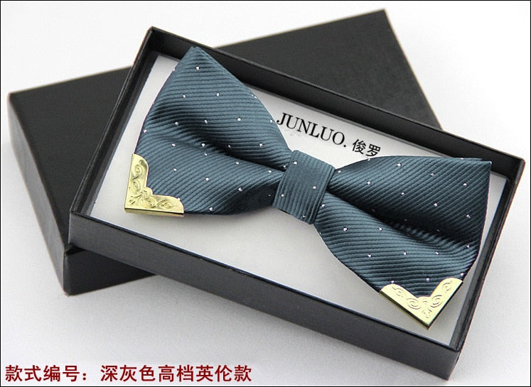 Fashion Men Bow Tie Fake Collar Women Silk Tie Butterfly Adjustable Bowtie Halloween Wedding Bow Ties for Men Gravata Borboleta