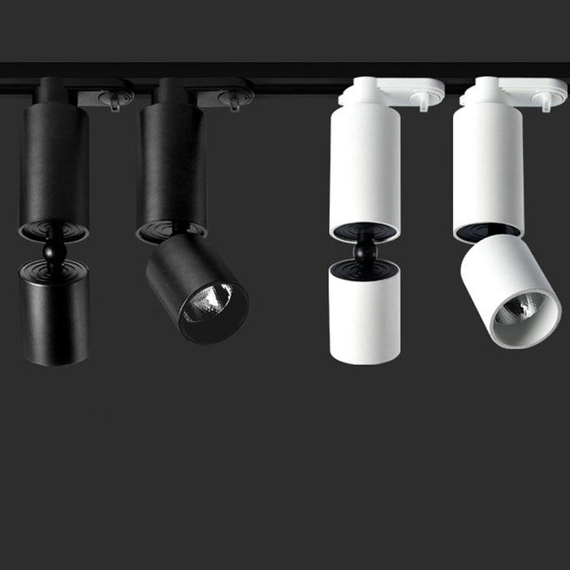 Fashion wall mounted small spotlight showroom Nordic living room CREE COB folding adjustable angle spotlight Curtain wall light