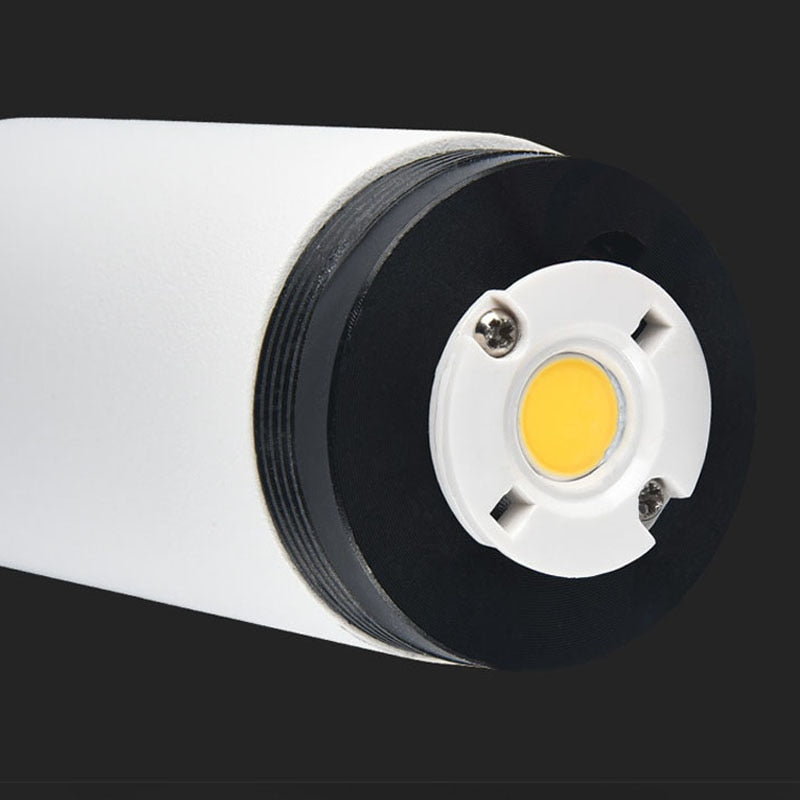 Fashion wall mounted small spotlight showroom Nordic living room CREE COB folding adjustable angle spotlight Curtain wall light