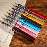 Fountains Style Water Soft Brush Pen Metal Refillable Ink Watercolor Pen For Painting Calligraphy Drawing Art Supplie Kids Gifts