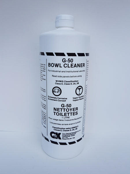 G-50 Bowl Cleaner 12x1L CURBSIDE PICK UP AVAILABLE