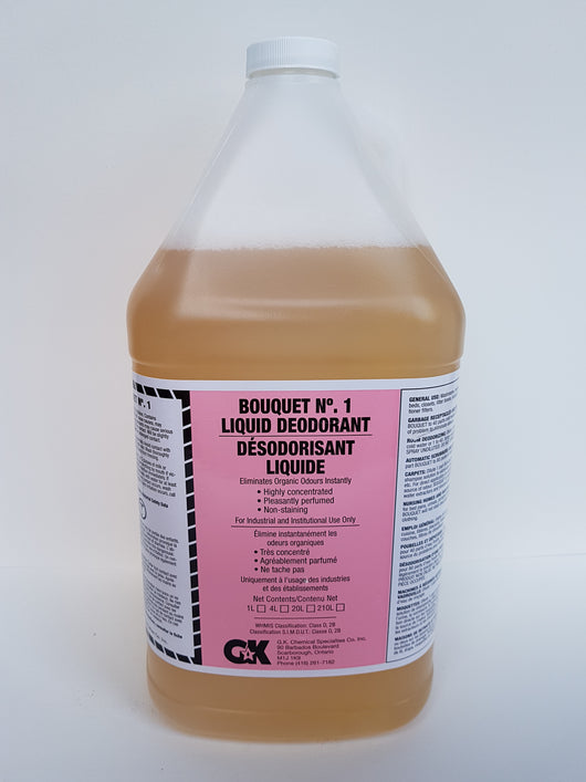 Bouquet #1 Liquid Deodorant 4x4L CURBSIDE PICK UP AVAILABLE