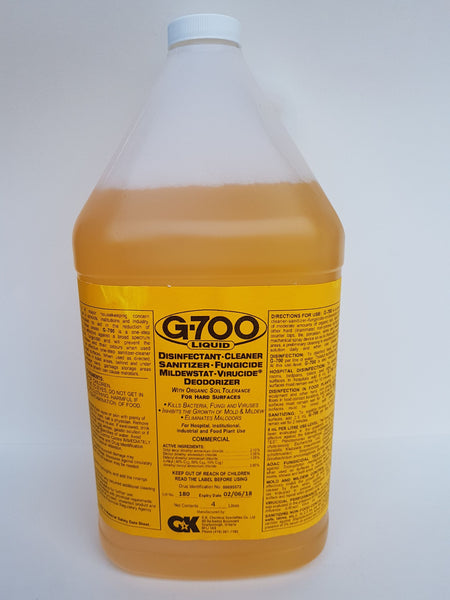 G-700 Germicidal Detergents and Disinfectants 4x4L CURBSIDE PICK UP AVAILABLE