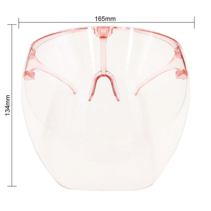 9 Colors Face Shield Splash Proof Mask Transparent Cycling Glasses Anti Saliva Windproof Mask Outdoor Blowout Clear Moto Mask