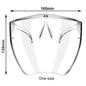 9 Colors Face Shield Splash Proof Mask Transparent Cycling Glasses Anti Saliva Windproof Mask Outdoor Blowout Clear Moto Mask