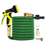 NEW Garden Hose Expandable 16-150ft High Pressure Car Wash Plastic Pipe Magic Flexible Water Hose With Spray Gun For Watering