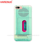 HAMEINUO Retro Camera Cassette Boombox Calculator Keyboard cell phone Cover case for iphone X 8 7 6 4 4s 5 5s SE 5c 6s plus 1