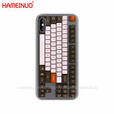 HAMEINUO Retro Camera Cassette Boombox Calculator Keyboard cell phone Cover case for iphone X 8 7 6 4 4s 5 5s SE 5c 6s plus