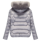 HEE GRAND 2018 Thick Down Mulheres Casaco De Inverno Warm Cotton Fur Hooded Women Parkas Short Oversized  Winter Coats  WWM1438
