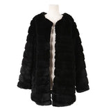 HEE GRAND 2018 Winter Women Faux Fur Coat Woman Luxury Fake Fur Jacket Coats Mujer Female Faux Fur Outwear Plus Size 3xl WWC143