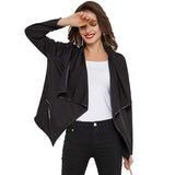 HEE GRAND 2018 Women Casual Blazer Black Elegant Lady Blazers Autumn Winter Basic Jacket Coats Turn-down Collar Top M-2XL WWJ786