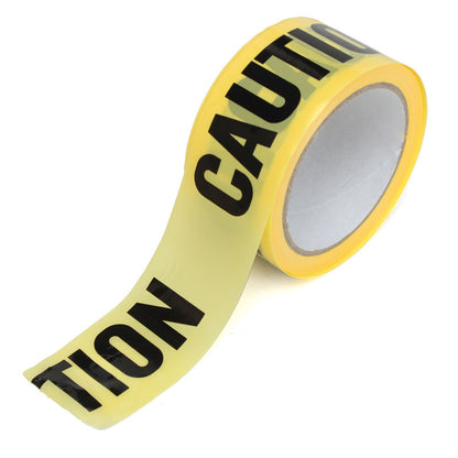 50mx5cm Roll Yellow Caution Tape For Safety Barrier For Police Barricade For Contractors New Arrival High Quality