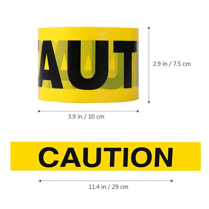 WINOMO 1 PC 100M Barricade Caution Tape Warning Tape For Law Enforcement Construction Public Works Safety Halloween Party