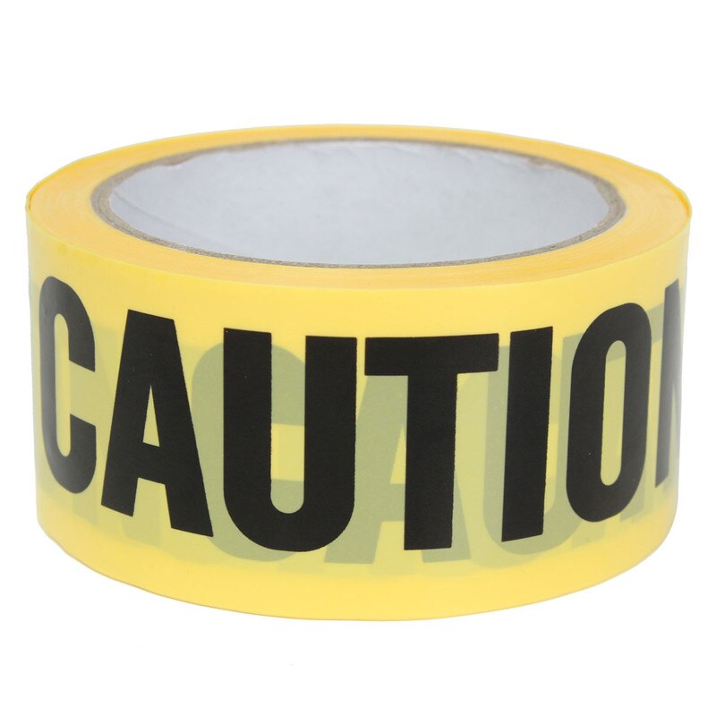 50mx5cm Roll Yellow Caution Tape For Safety Barrier For Police Barricade For Contractors New Arrival High Quality