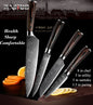 XITUO High quality 8"inch Utility Chef Knives laser Damascus steel Santoku kitchen Knives Sharp Cleaver Slicing Gift Knife