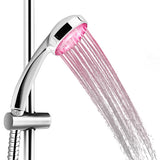 Handheld 7 Color LED Romantic Light Water Bath Home Bathroom Shower Head Glow