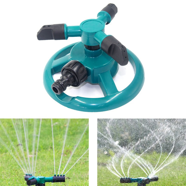 360 Degree Automatic Garden Sprinklers Watering Grass Lawn Rotary Spray Nozzle Garden Supplies Water drip irrigation System