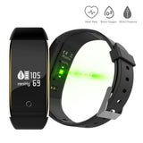 IP67 Waterproof Pedometer V9 Smart Blood Pressure Monitor Heart Rate Fitness Tracker Pedometer Running Step Counter Wrist Watch