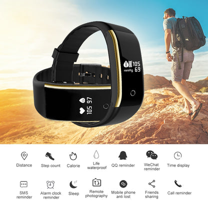 IP67 Waterproof Pedometer V9 Smart Blood Pressure Monitor Heart Rate Fitness Tracker Pedometer Running Step Counter Wrist Watch