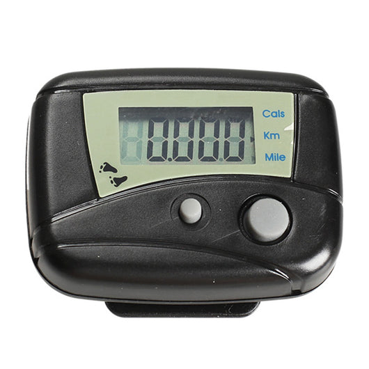 LCD Run Step Pedometer Walking Distance Counter Passometer Walking Distance Counter ABS Gym Calorie Tracker for Outdoor Sports