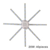 LED Ceiling Lamp 12W 16W 20W 24W LED Bulb Light 220V PCB Board Octopus Tube 5730SMD Energy Saving Lamp