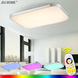 LED Ceiling Lights Lamp Luminaria Ceiling Light With Remote Control Dimmable Color And RGB Changing Fixtures Lustre Plafonnier